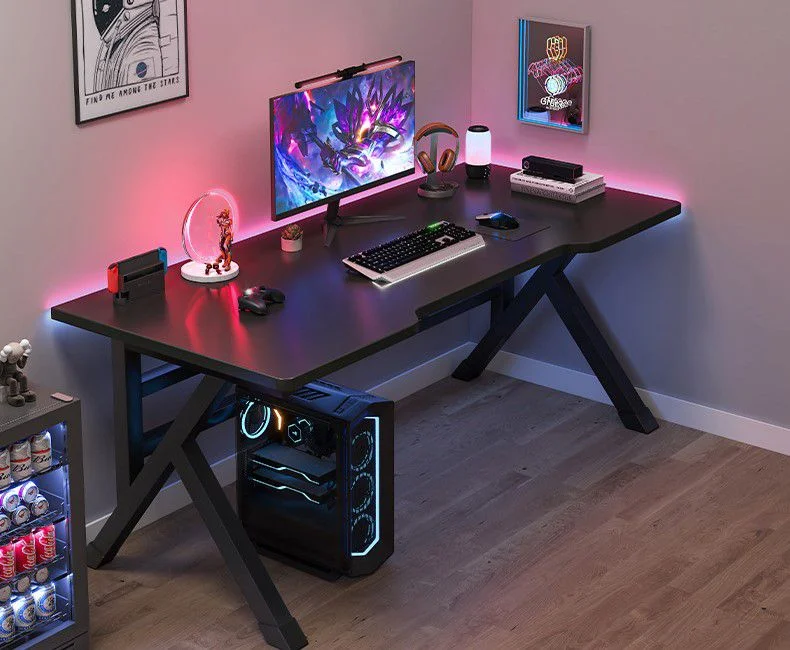 שולחן גיימר מחשב כתיבה ענק דגם MRS-11 רוחב 1.2 מטר מבית ROSSO ITALY