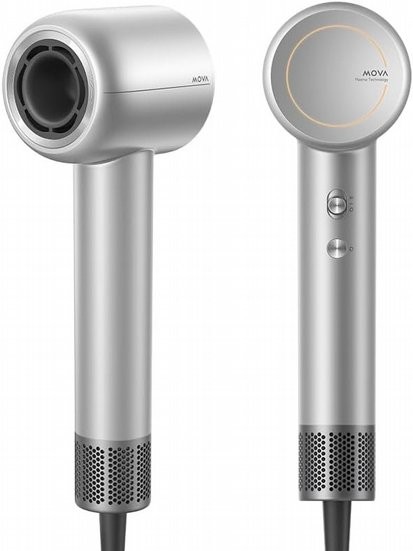 מעצב ומייבש שיער מובה כסוף Shine 10 Silver כסוף MOVA