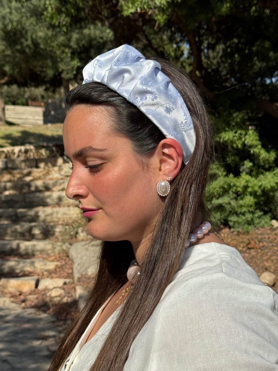 קשת סאטן-תכלת