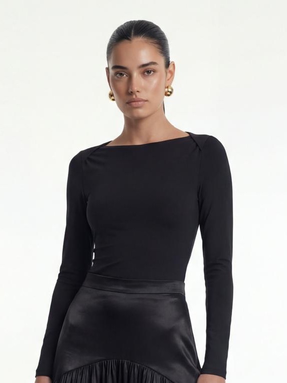 בגד גוף נואר שחור