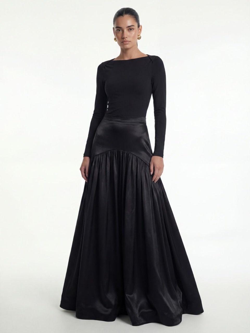 חצאית ערב שחור