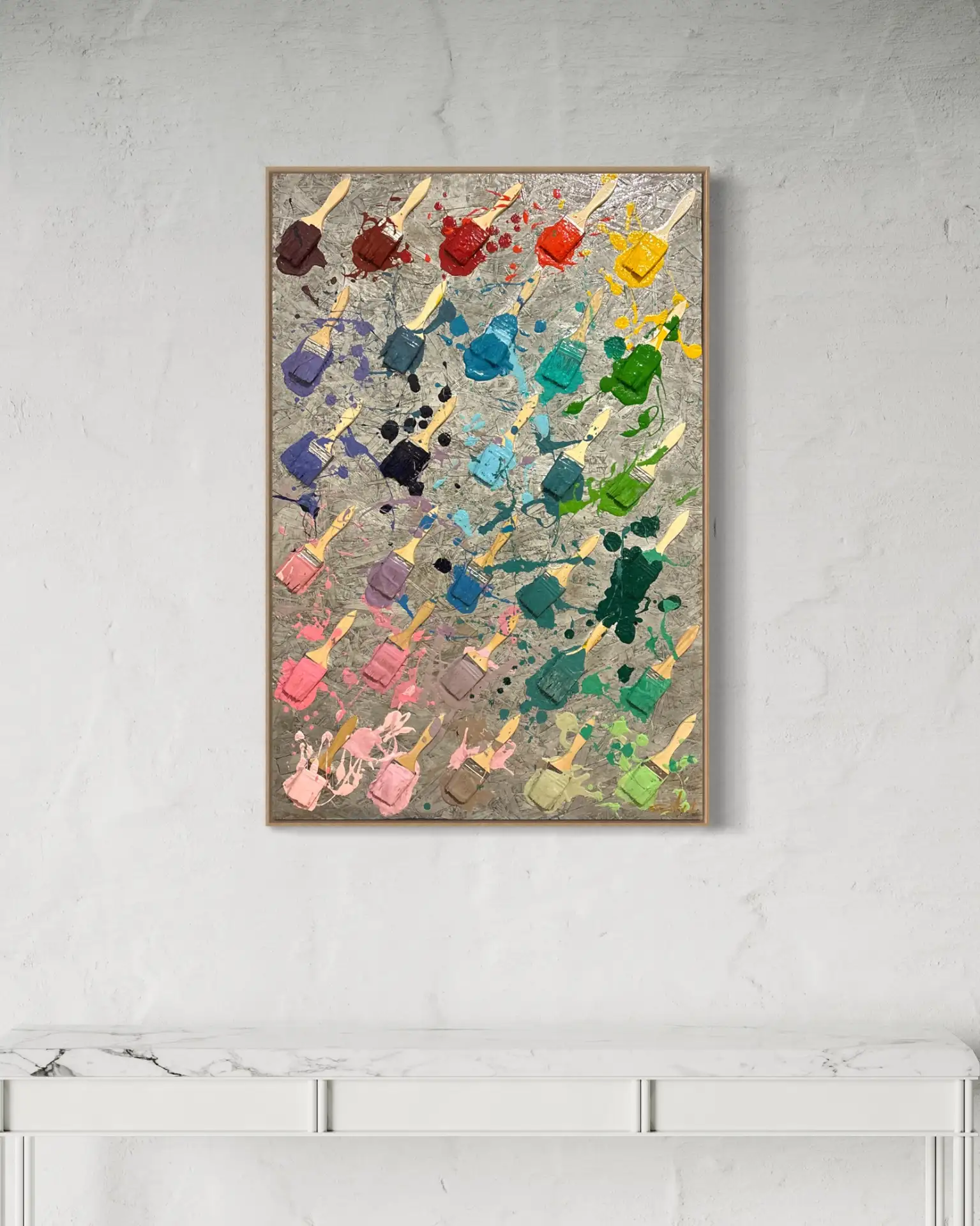 צבע במברשות