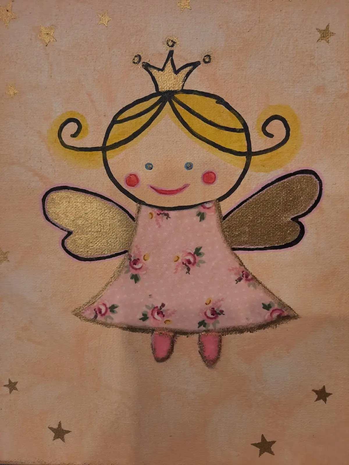 פיה על קנבס