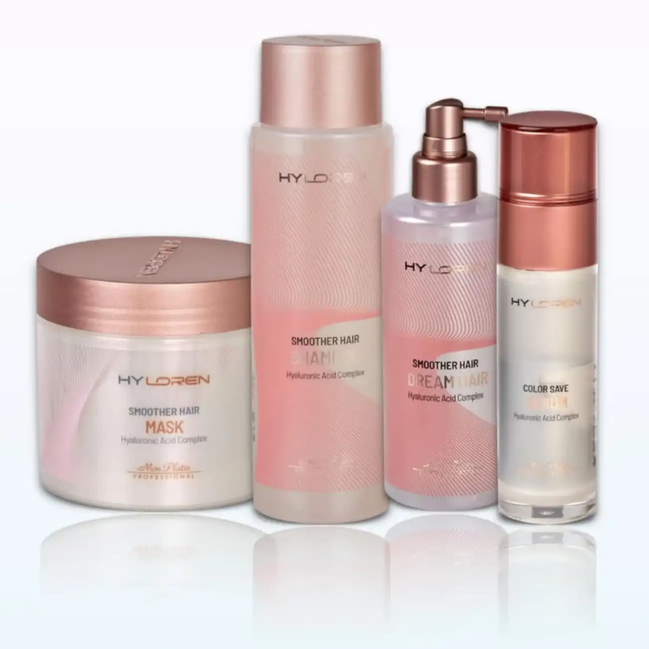 מארז מוצרים לשיער מוחלק הילורון פרימיום