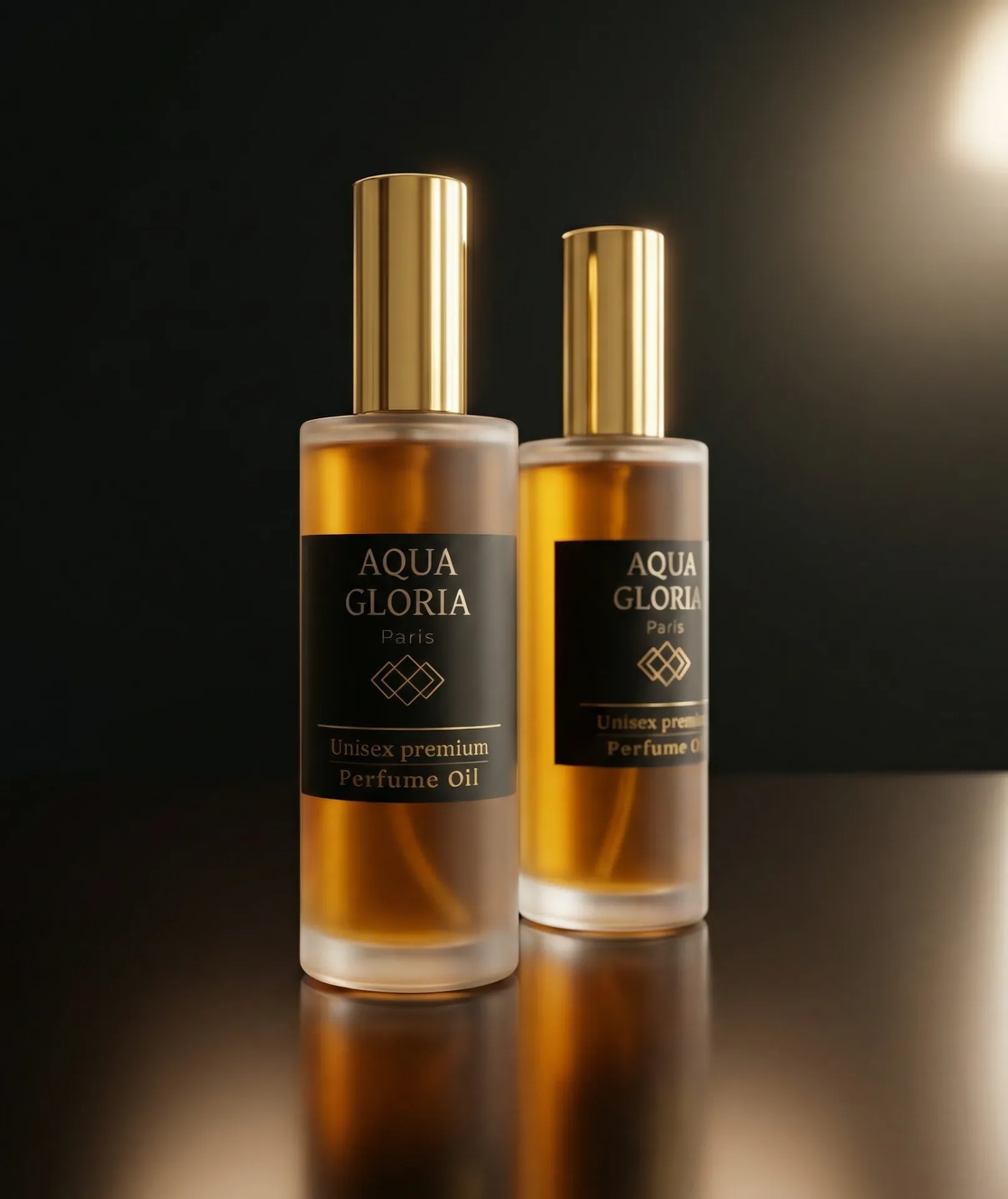 2 בשמי שמן  / אלכוהול, כל בושם מכיל 100 מ'ל.