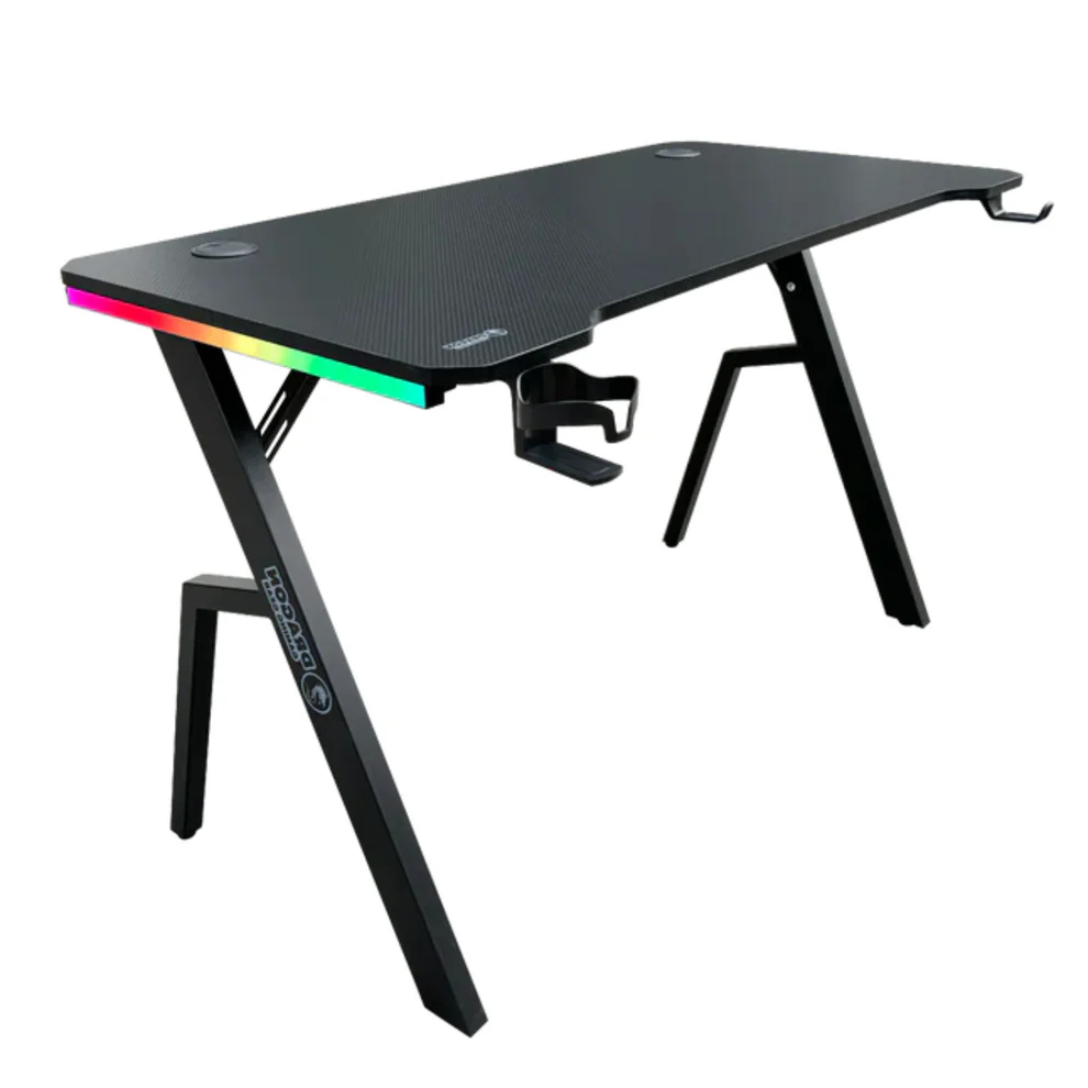 שולחן גיימינג תאורת Rgb אורך 120 ס"מ דגם Tr - Dragon