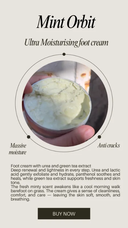 קרם רגליים נגד סדקים