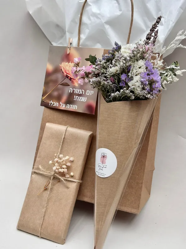 פרחים ושוקולד