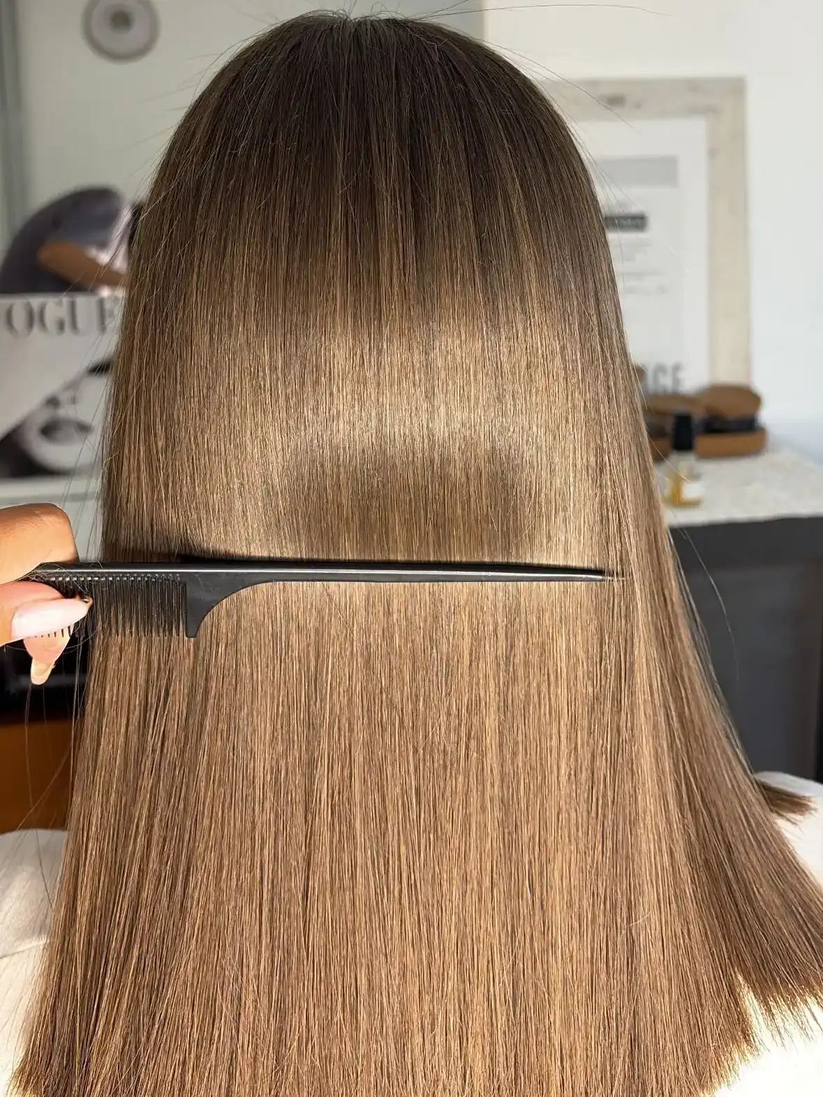 החלקה לשיער קצר ודליל