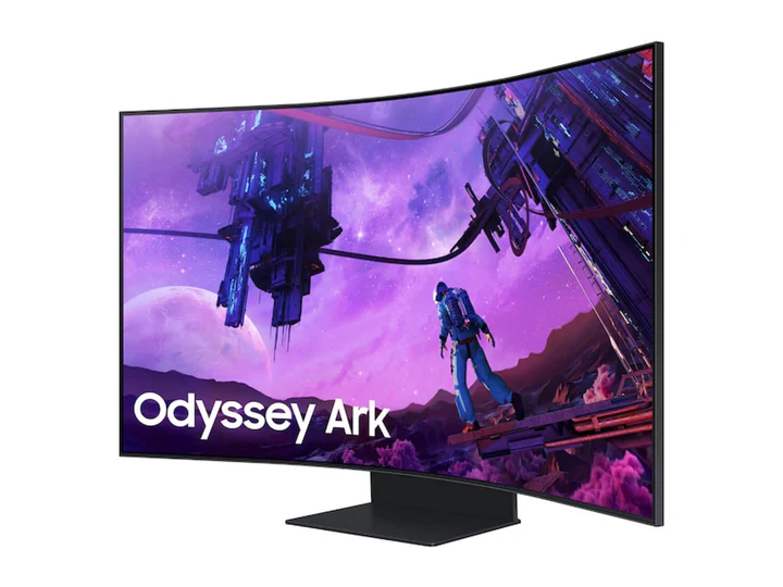 מסך מחשב קעור לגיימינג Samsung 55" Odyssey Ark VA 4K UHD 165Hz 1ms 1000R