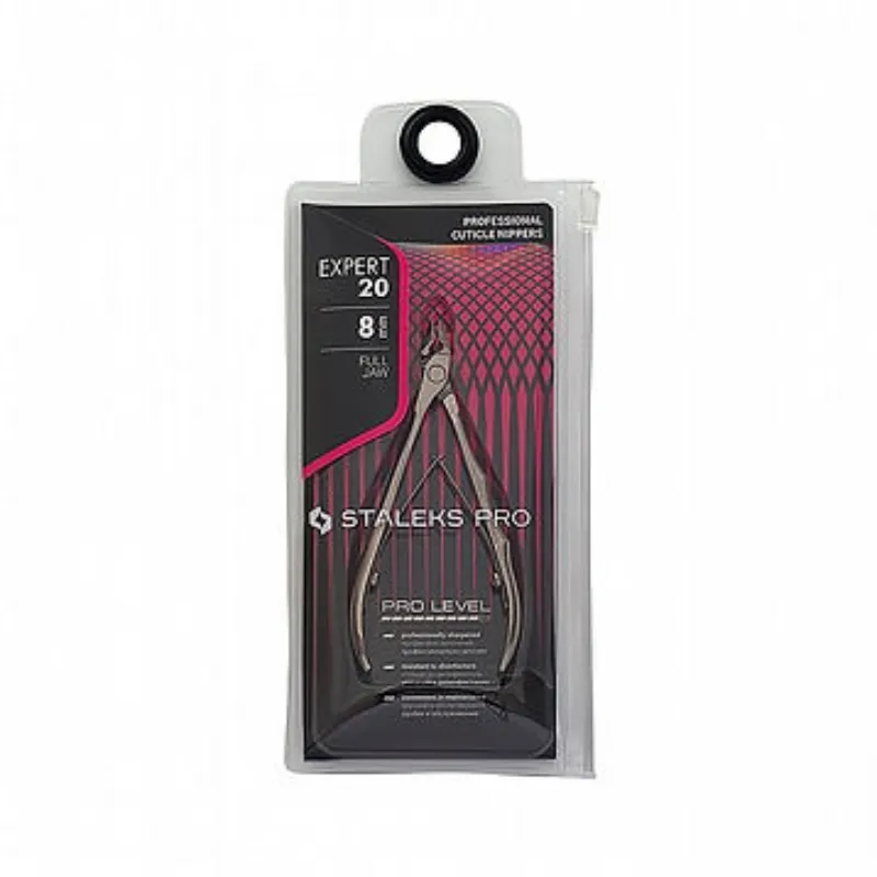 צבת מניקור לעור 8ממ STALEKS PRO MANICURE NIPPERS EXPERT NE-20-8