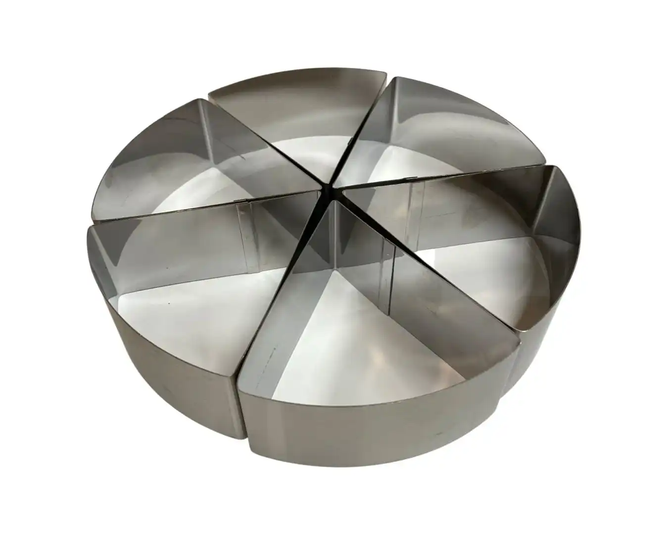 סט 6 משולשי נירוסטה