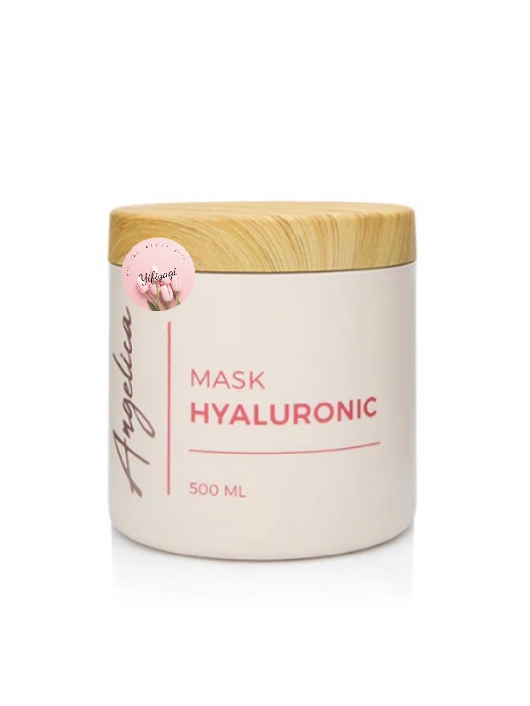 מסכה היאלורונית אנג׳ליקה- לשיער יבש מאוד/ מקורזל 500ml