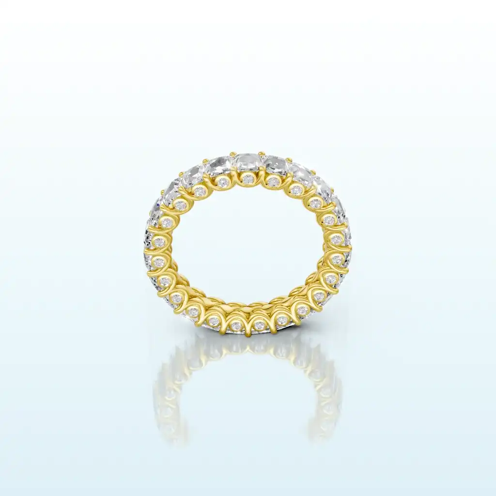 טבעת יהלומים אטרניטי קשתות