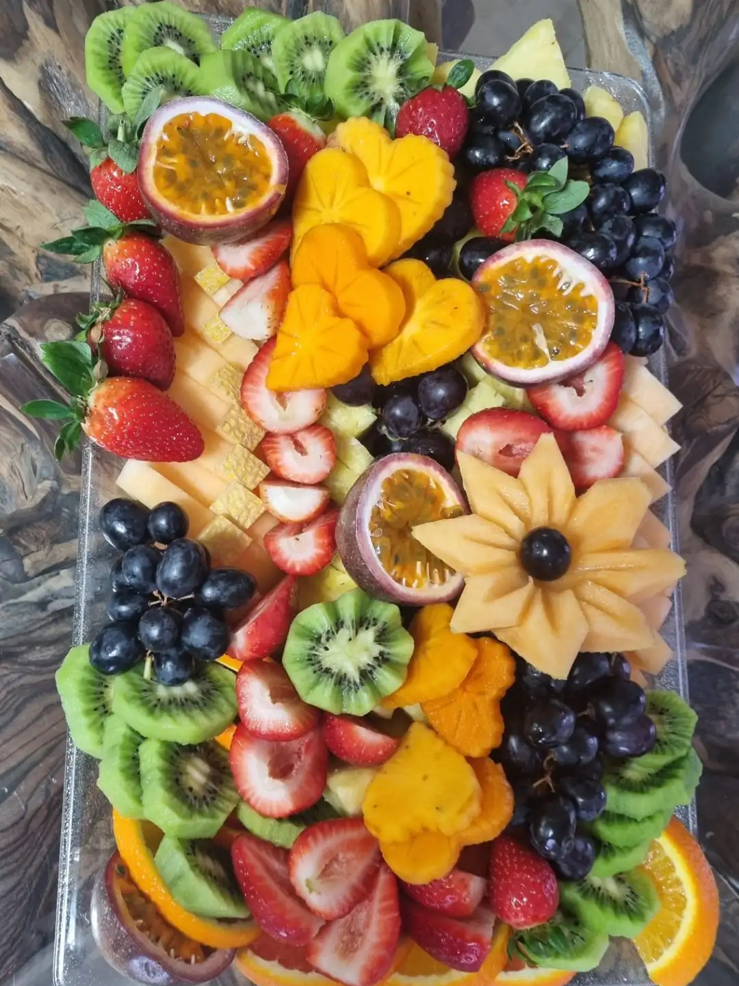 סידור פירות מלבן 28/46 ס"מ