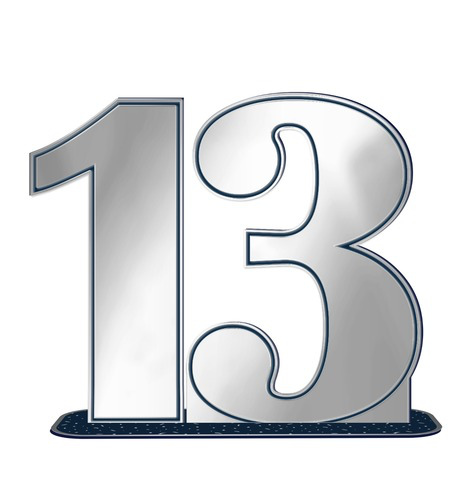 מרכז שולחן מהודר ‘13׳ לקישוט כ 30 ס״מ