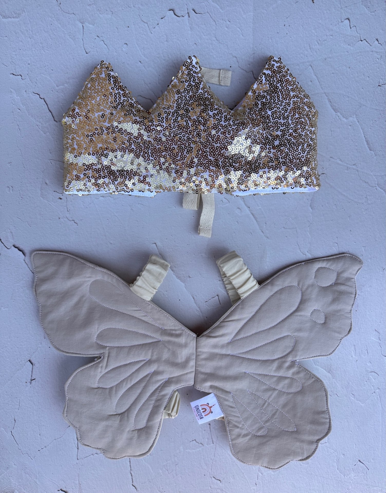 כתר נצנצים זהב