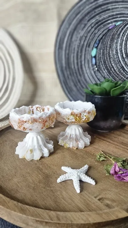 פמוטים לנרות שבת המלכה על רגלית