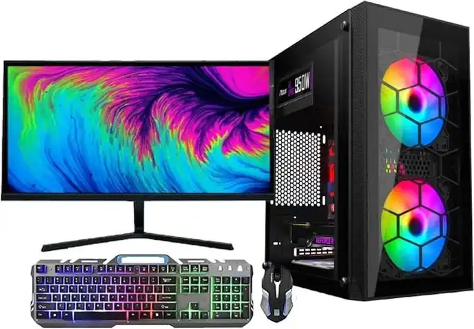 מערכת מחשב שלמה לגיימינג - Intel® i7-14700KF Geforce RTX 4060 1TB WIN11 Solid 24'' מחשב נייח - מסך - סט מקלדת ועכבר