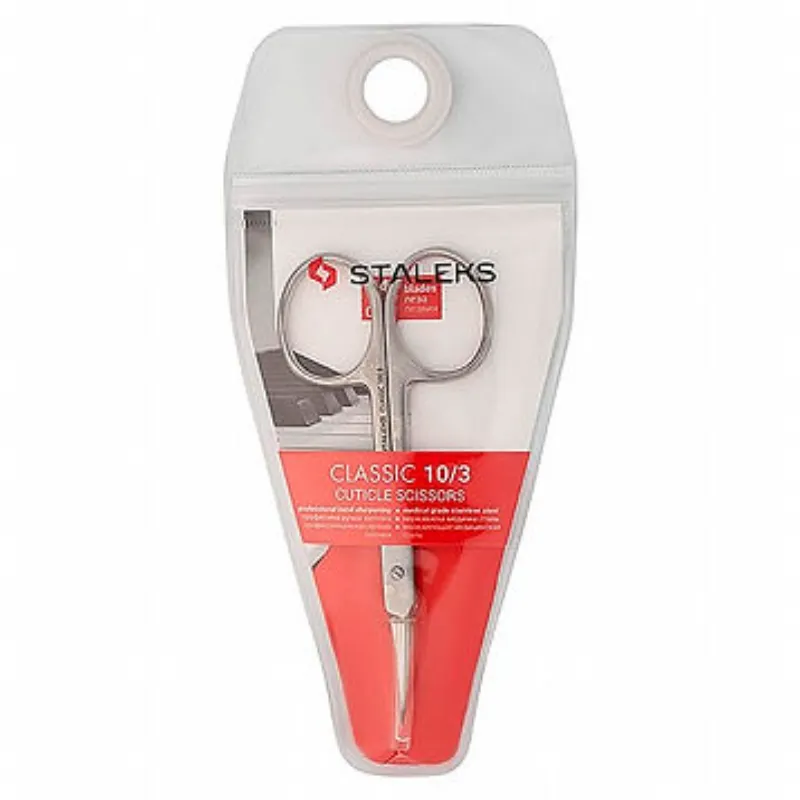 מספריים מניקור לעור 24ממ STALEKS PRO MANICURE SCISSORS CLASSIC SC-10/3