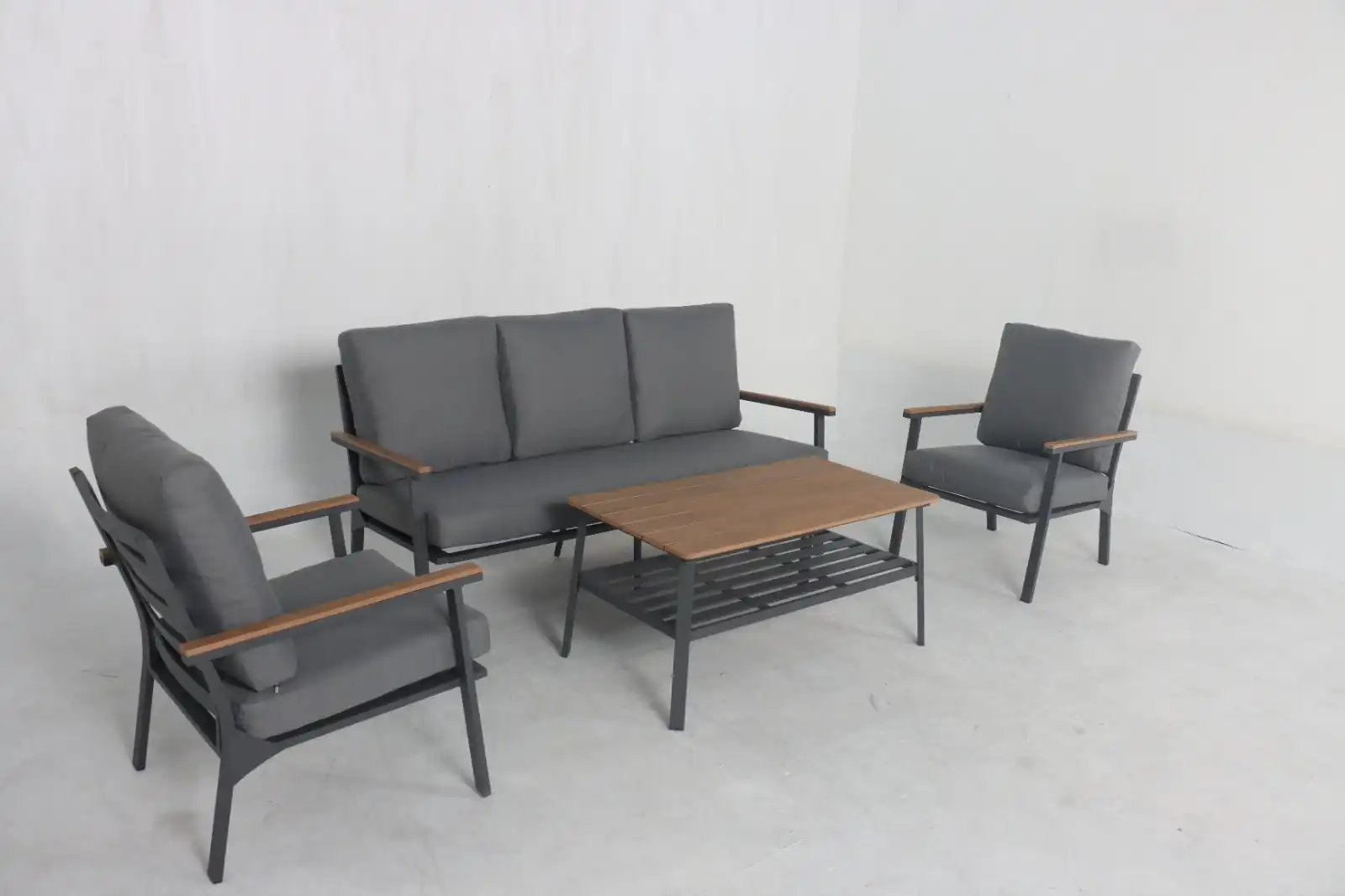 פינת ישיבה דגם ״ונציה״ צבע אפור