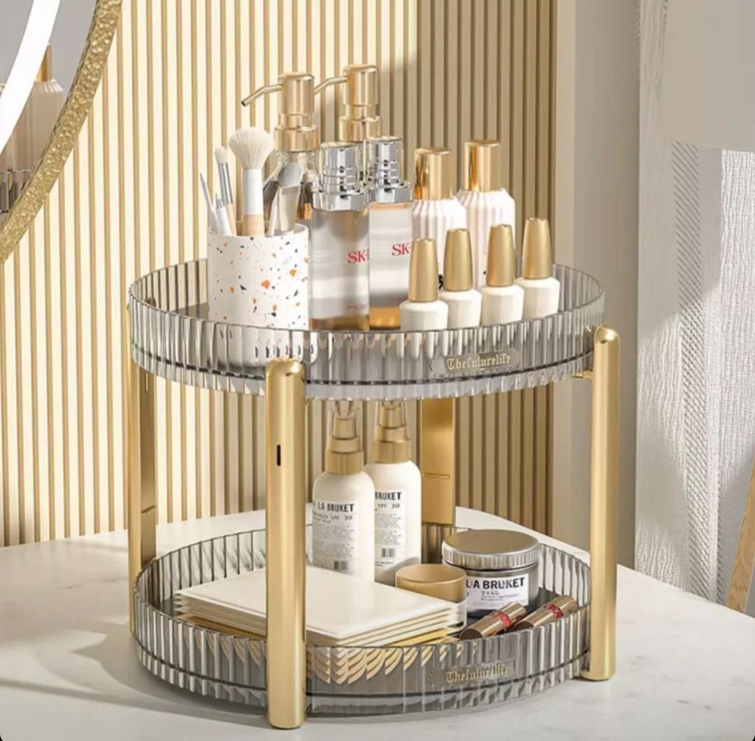 מעמד 2 קומות אקרילי מסתובב