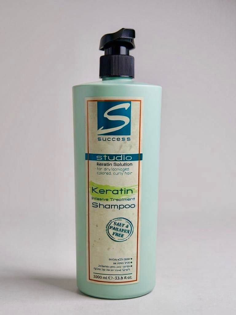 שמפו סטודיו ללא מלח 1000 מ״ל לשיער רך ובריא | מאיה שיווק