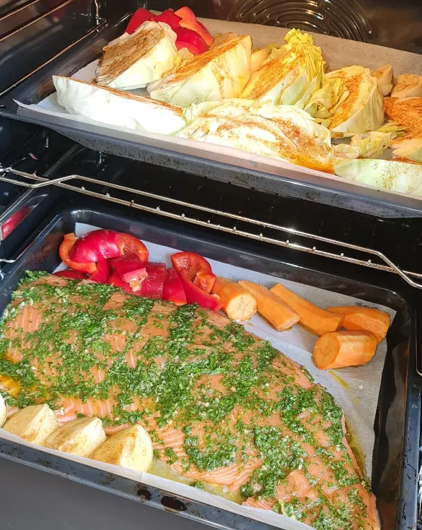 סלמון בתנור