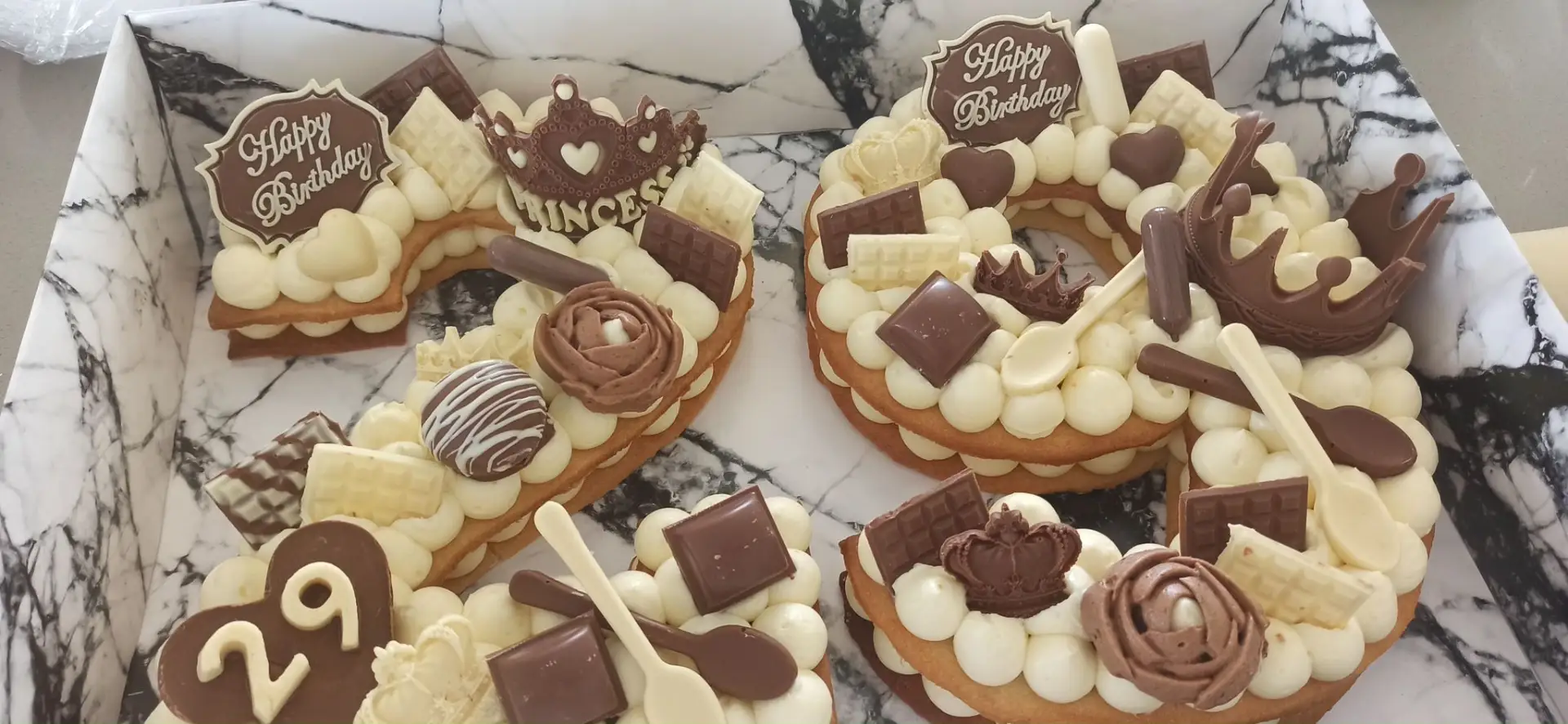 עוגת מספרים 2 ספרות גדולות - A3