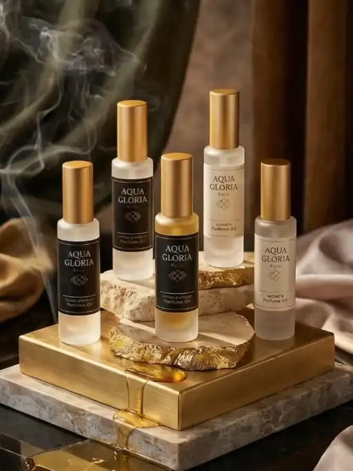 5 בשמי שמן / אלכוהול,  כל בושם מכיל 30 מ'ל.