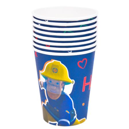 כוסות נייר -סמי הכבאי 8יח