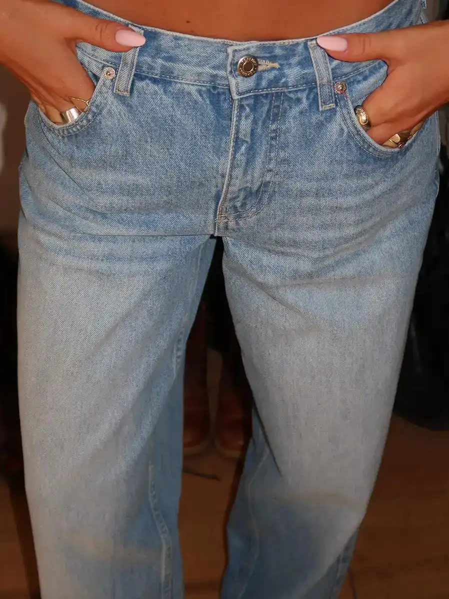 Topshop low rise relaxed