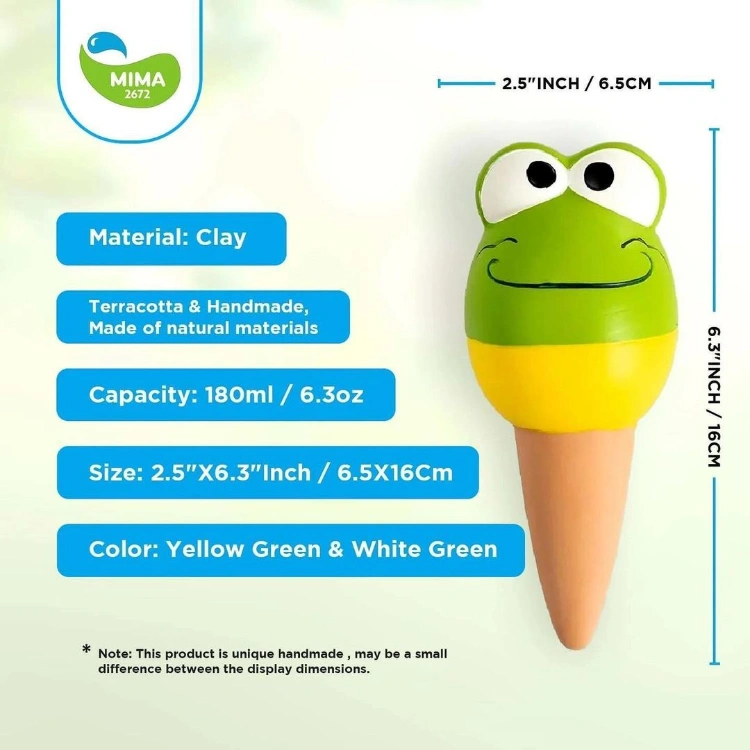 Frog Terracotta Watering Globe