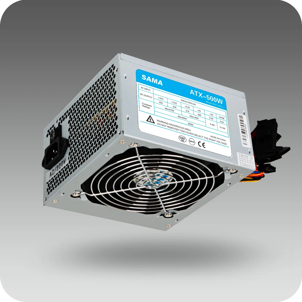 ספק כח פנימי למחשב נייח SAMA ATX 500 Watt