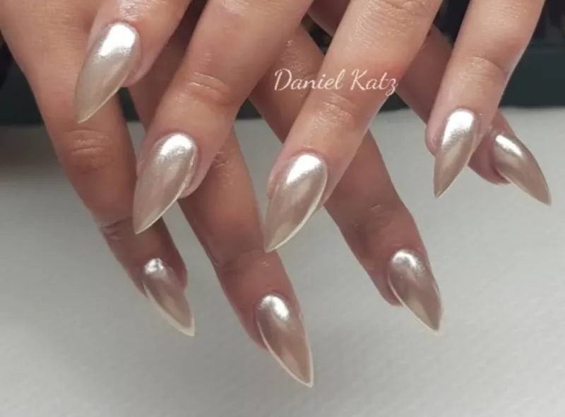 מילוי אקריל - כסוף מטאל