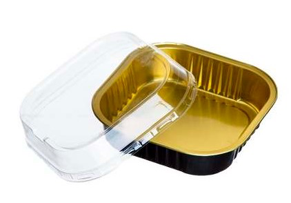 תבנית אלומיניום שחור רוחב 8.8*8.8ס"מ + מכסה