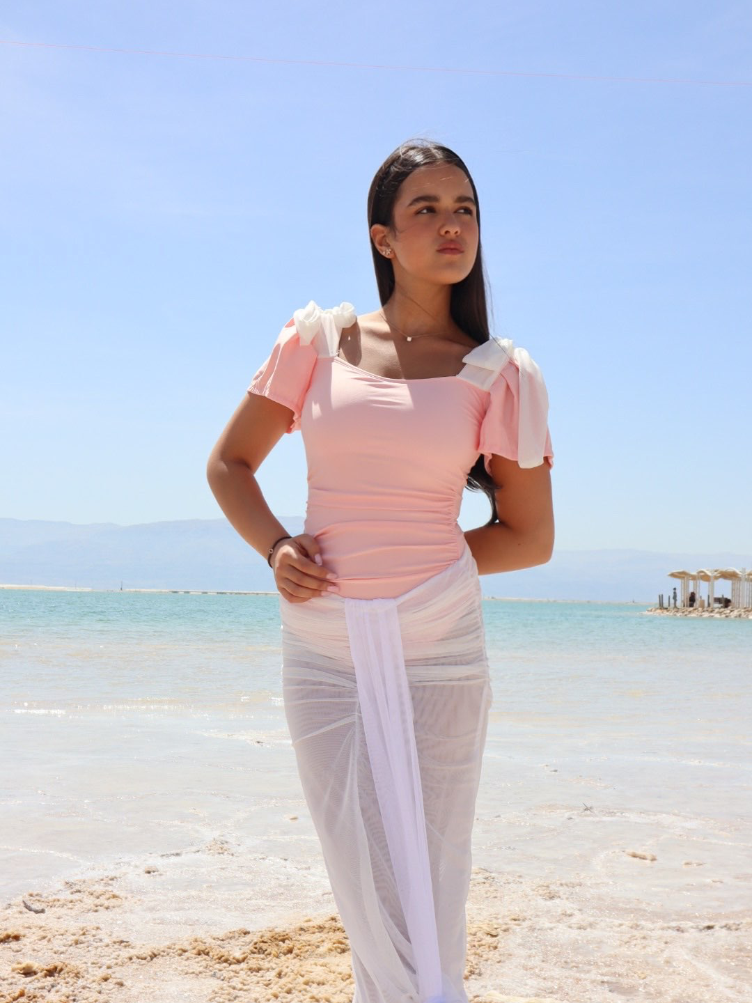 חצאית בגד ים | Luna לבן