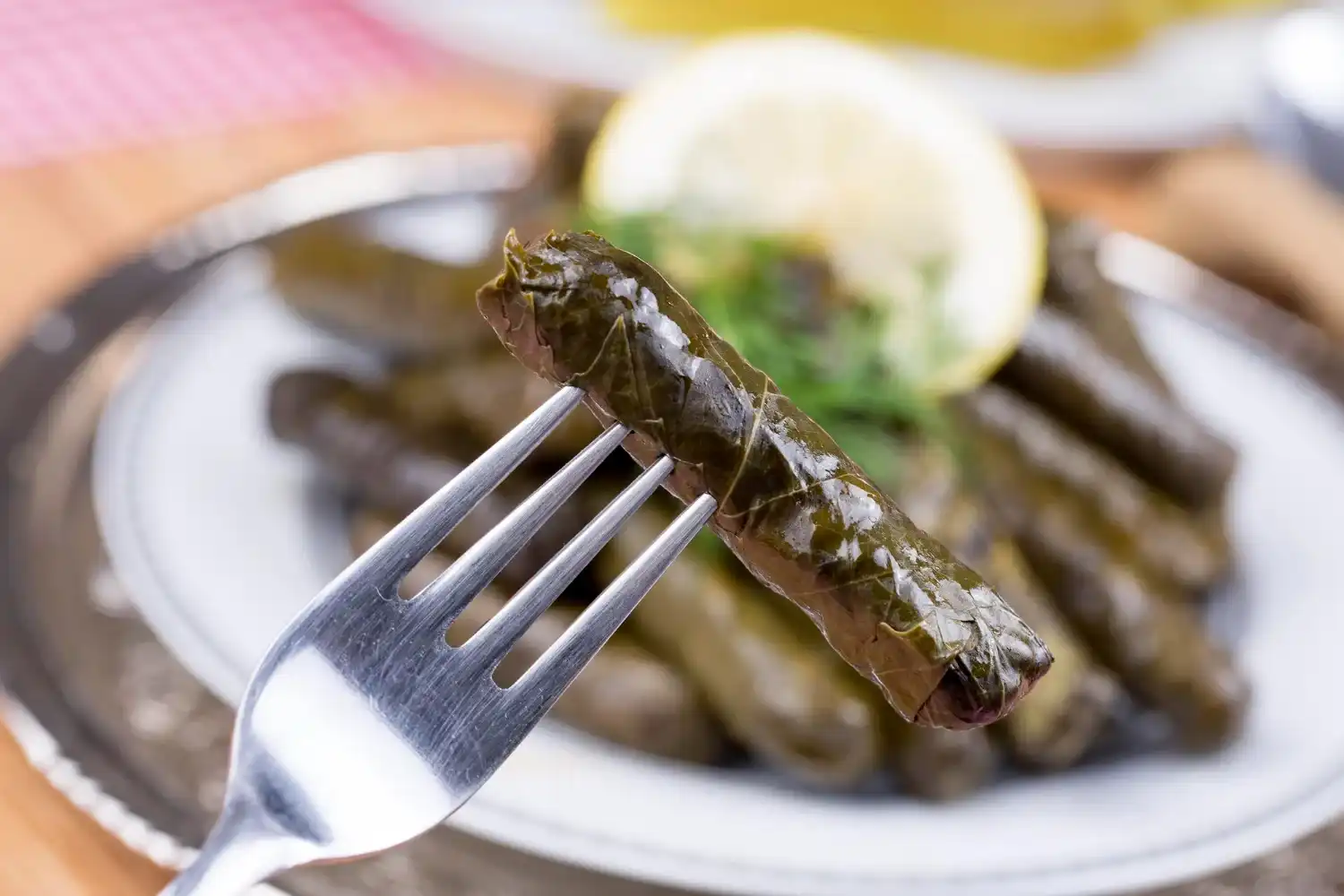 מגש עלי גפן ממולאים לאירוח ייחודי ואלגנטי | Luiza house