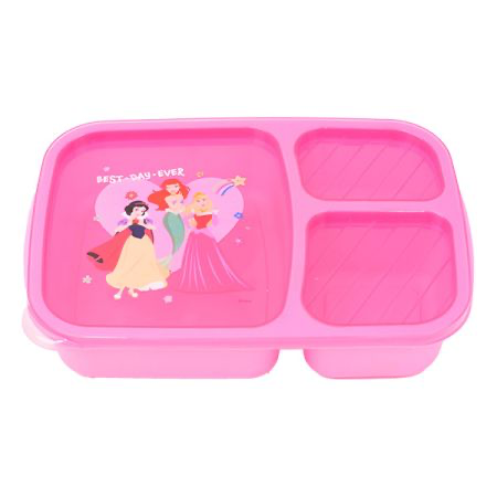 קופסת אוכל מחולקת שלושה תאים-נסיכות