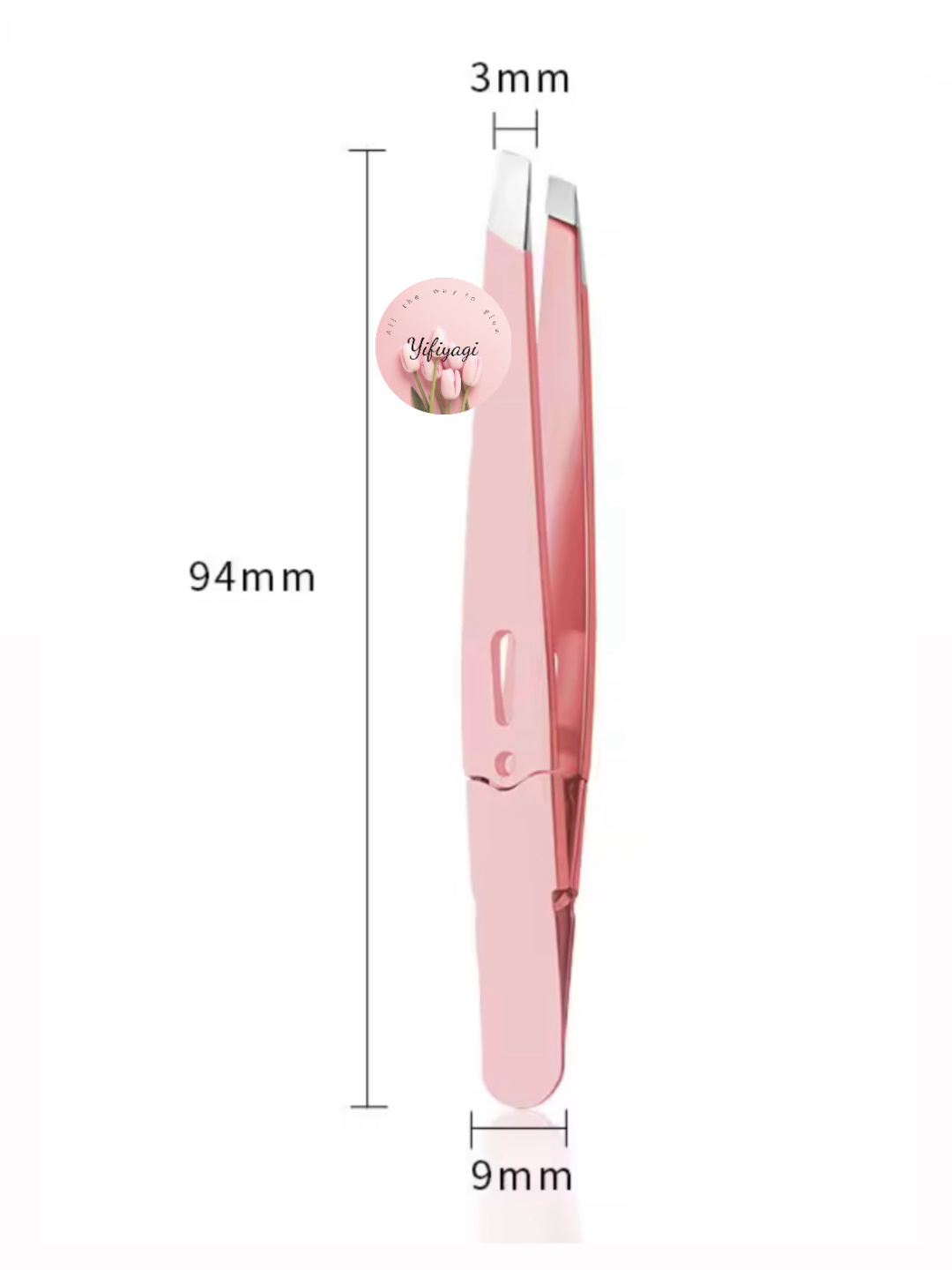 פינצטת אל חלד ורודה