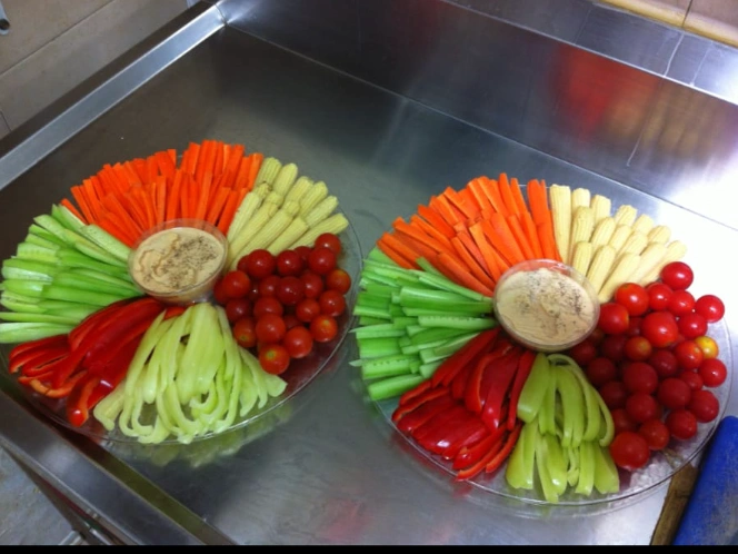 פלטת ירקות גדולה