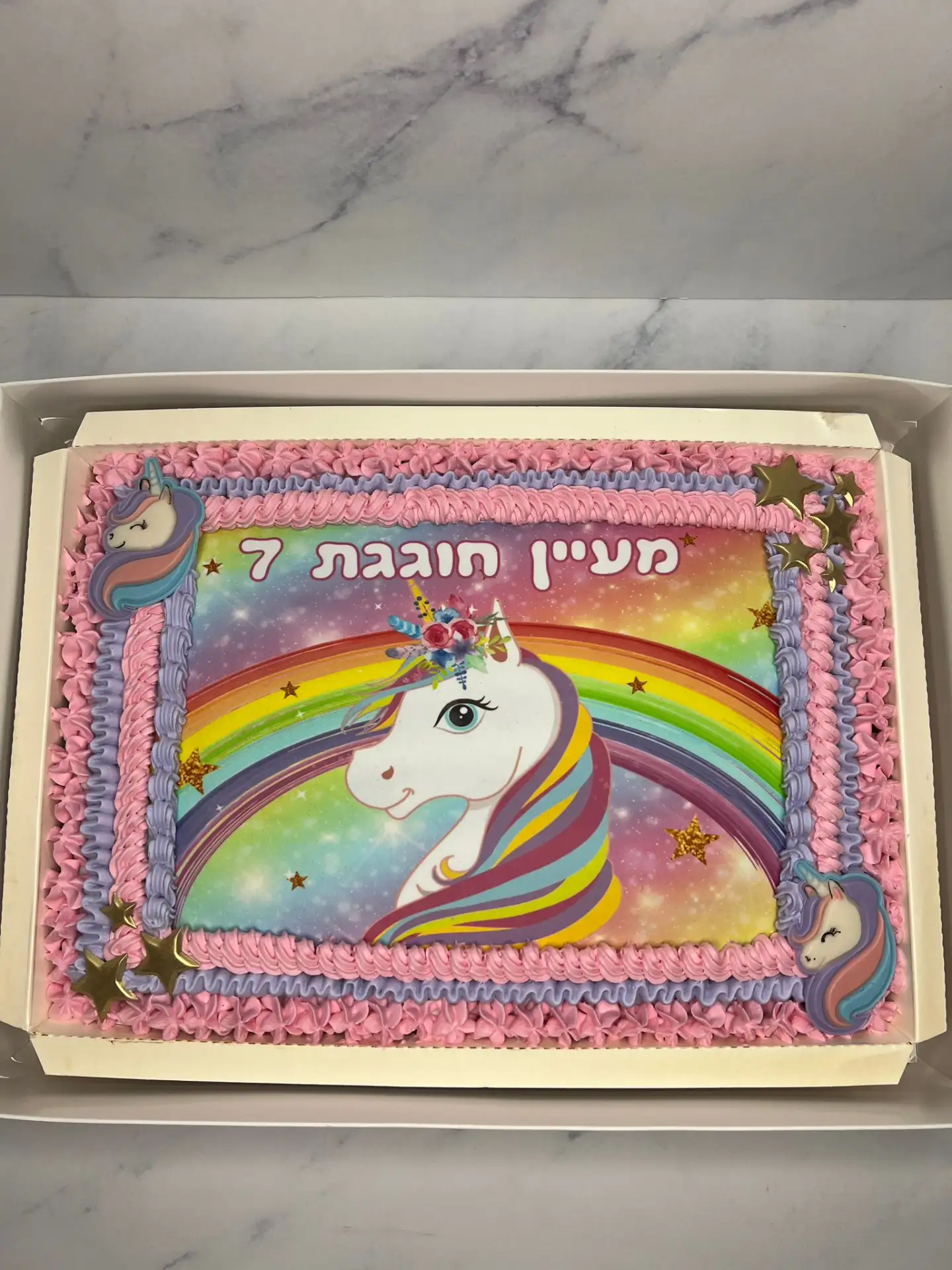 עוגת יוניקורן בהתאמה אישית – Ya-Ya Patisserie