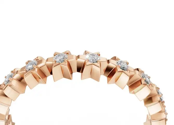 טבעת נישואין יהלומים מגן דוד