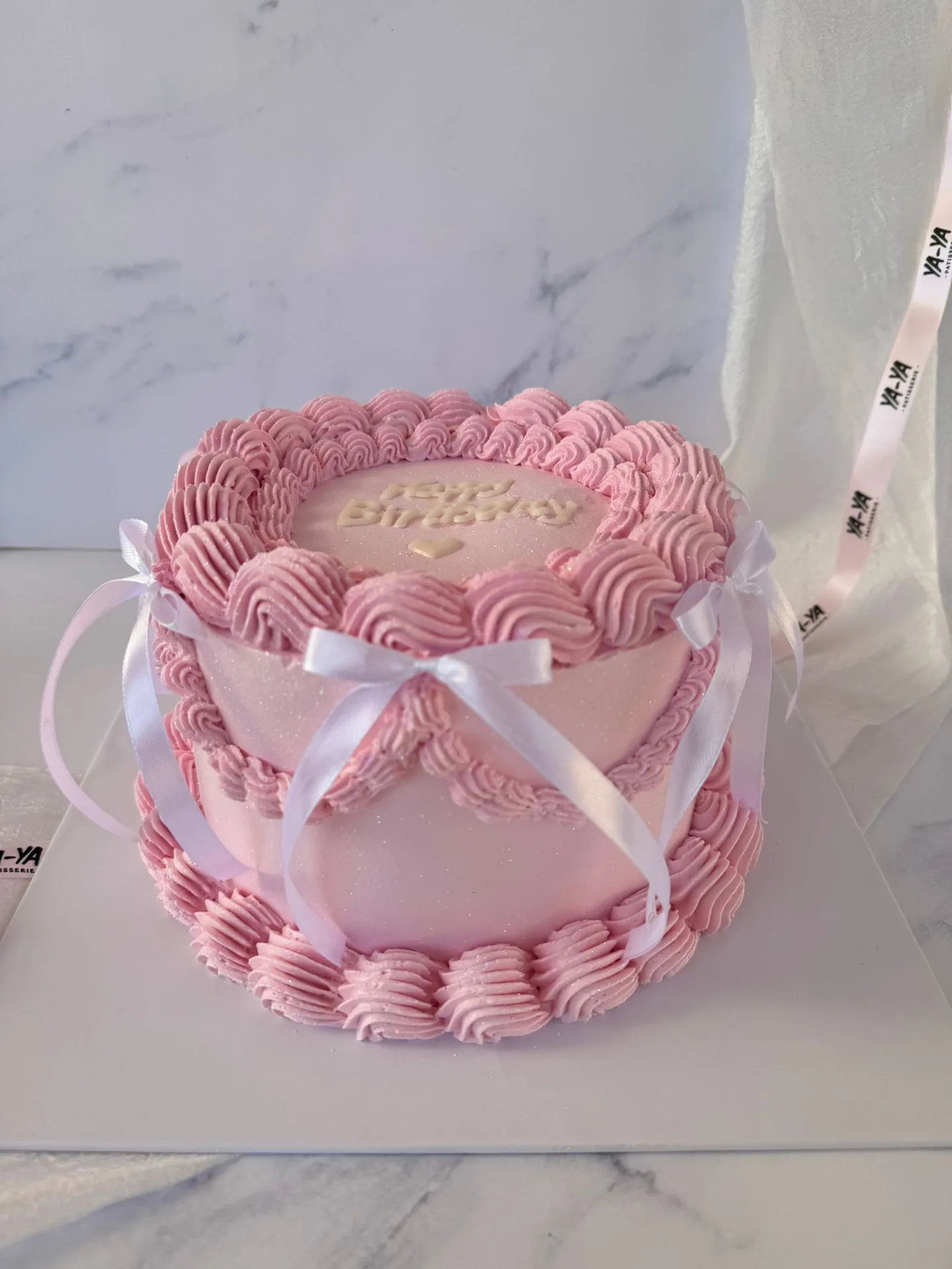 עוגת וינטג’ מעוצבת בהתאמה אישית | Ya-Ya Patisserie