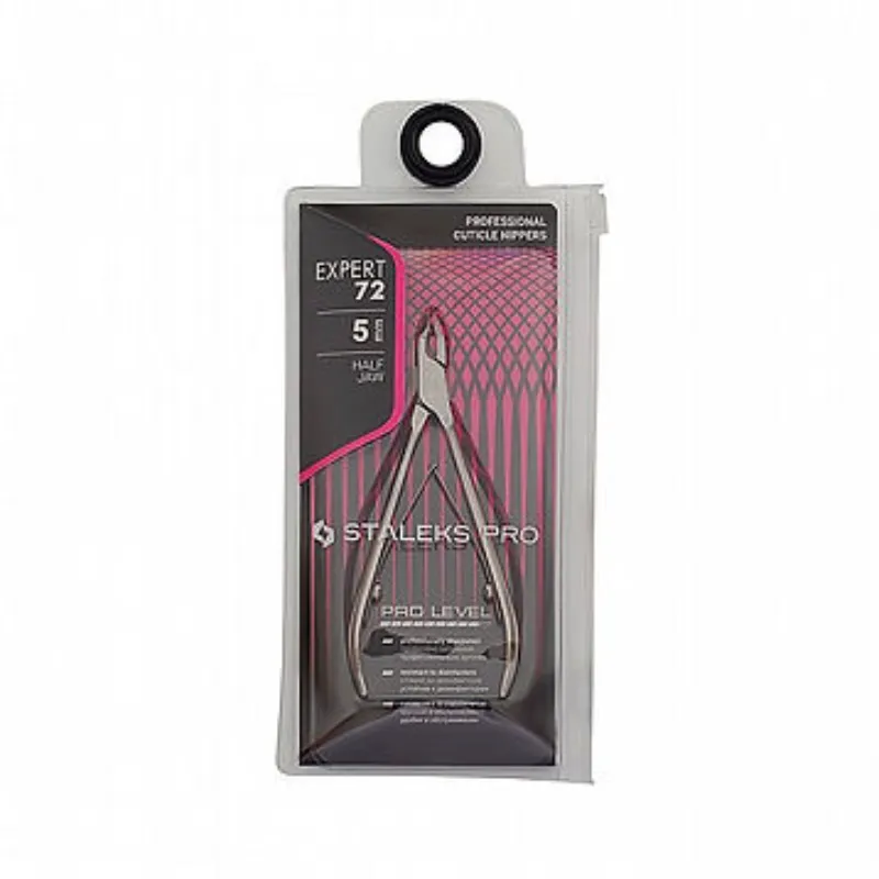 צבת מניקור לעור 5ממ STALEKS PRO MANICURE NIPPERS EXPERT NE-72-5