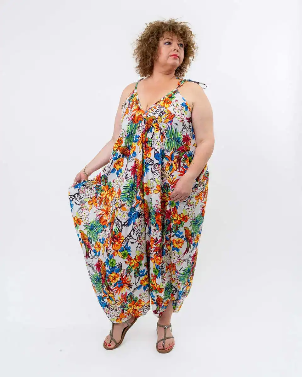 אוברול קיץ OFRA טוכי כתום