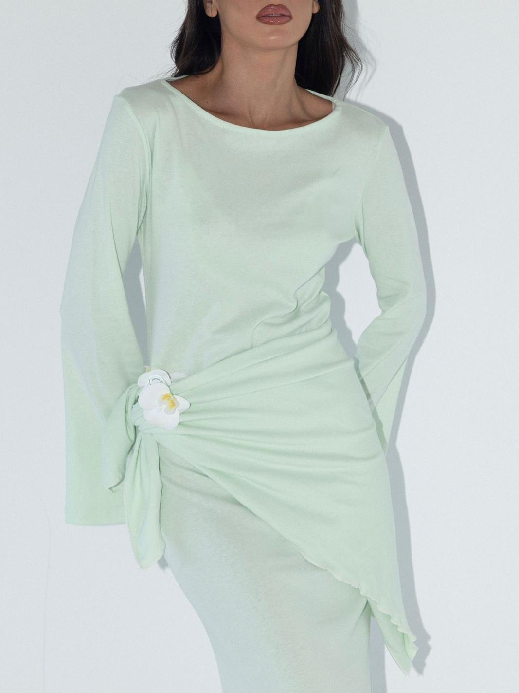 שמלת שילה מנטה