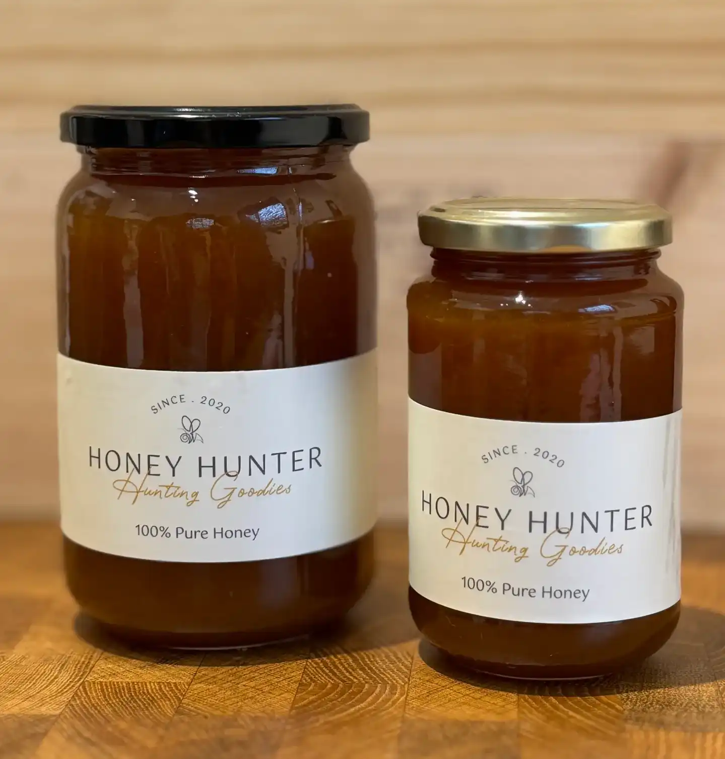 דבש נוזלי ודבש מגובש טהור מפרחי בר ׀ Honey Hunter