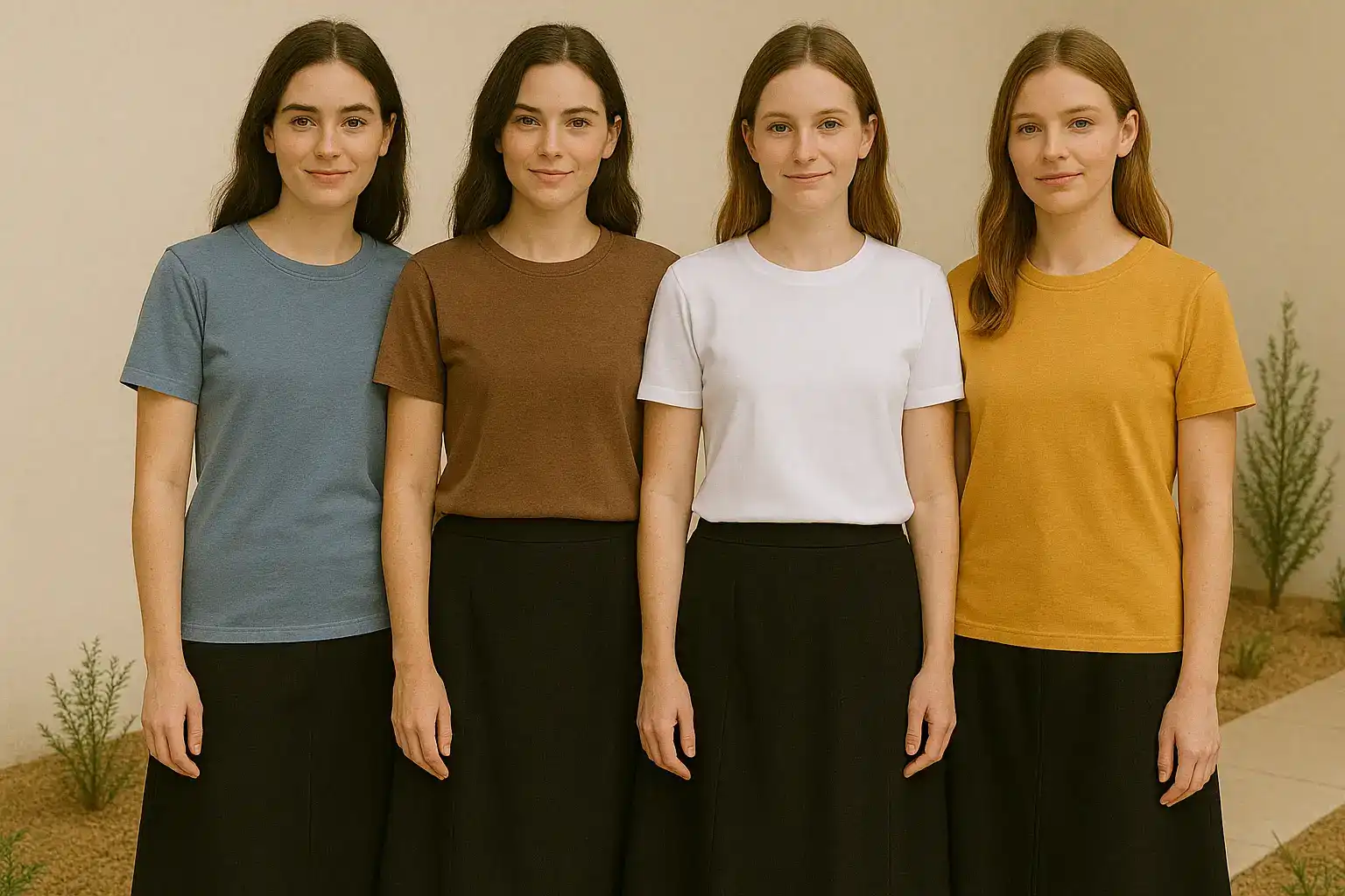 טישרט Everyday - פשוט קז'ואל מגוון צבעים