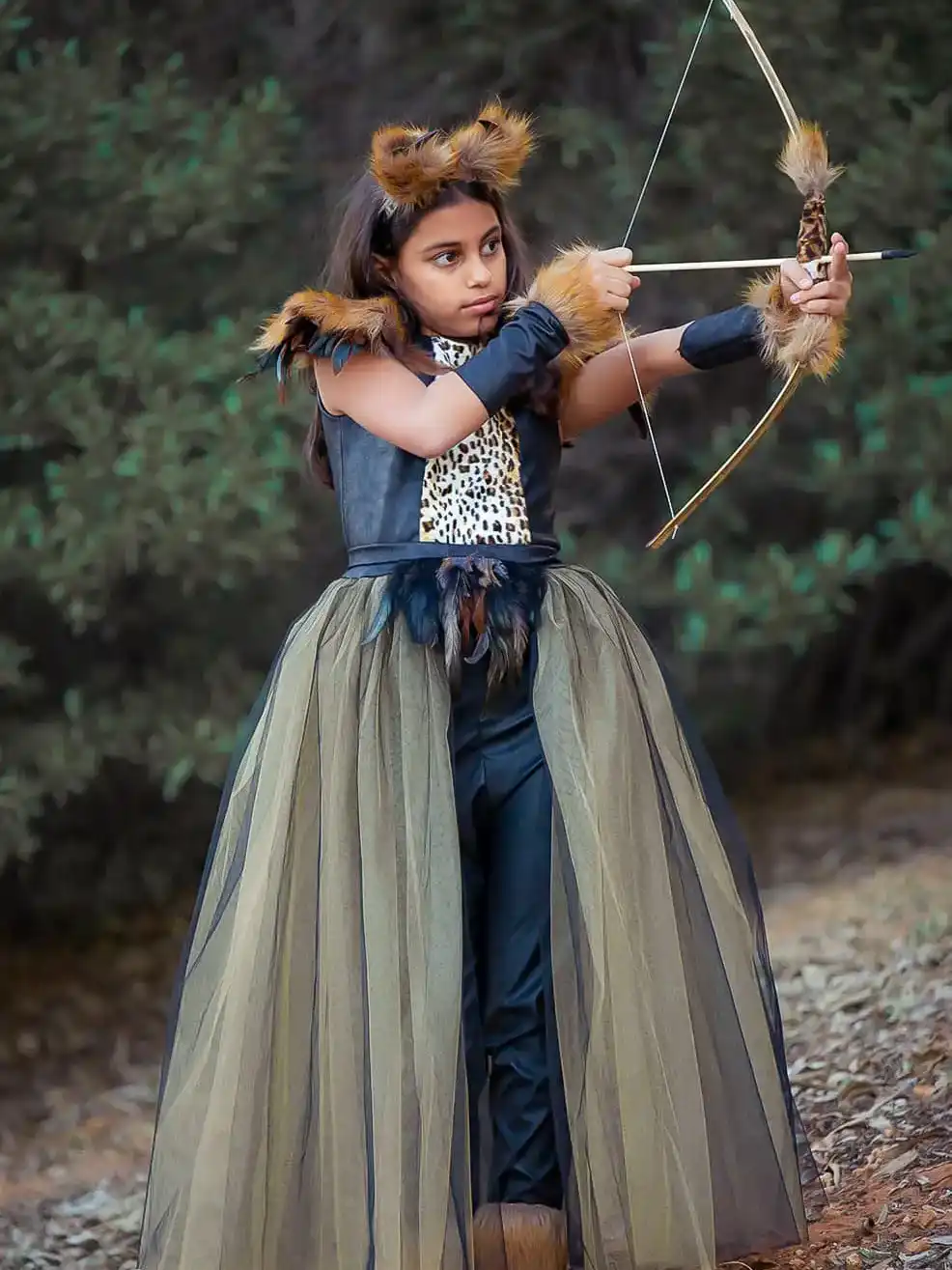 תחפושת ציידת ג׳ונגל